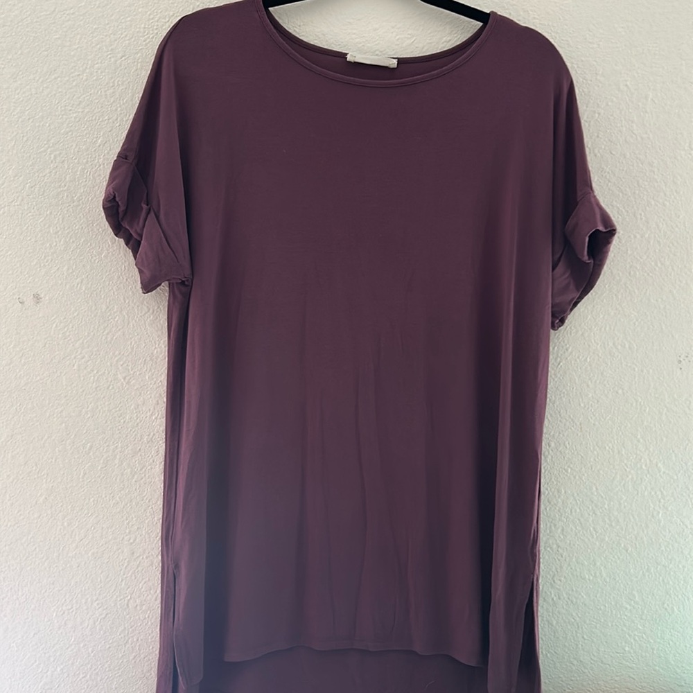 Purple soft tunic